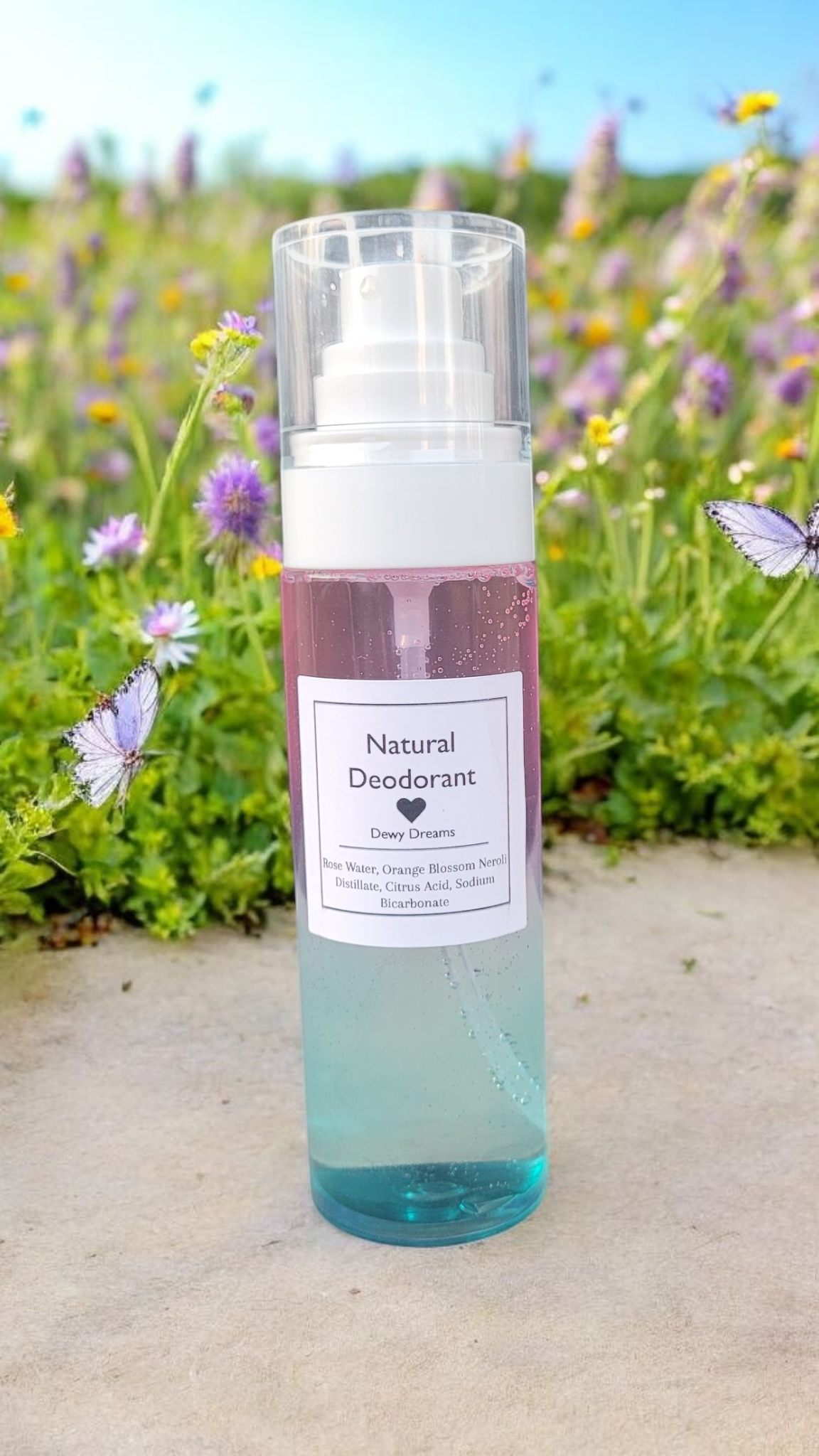 Natural Deodorant Spray with Allantoin & Panthenol B5