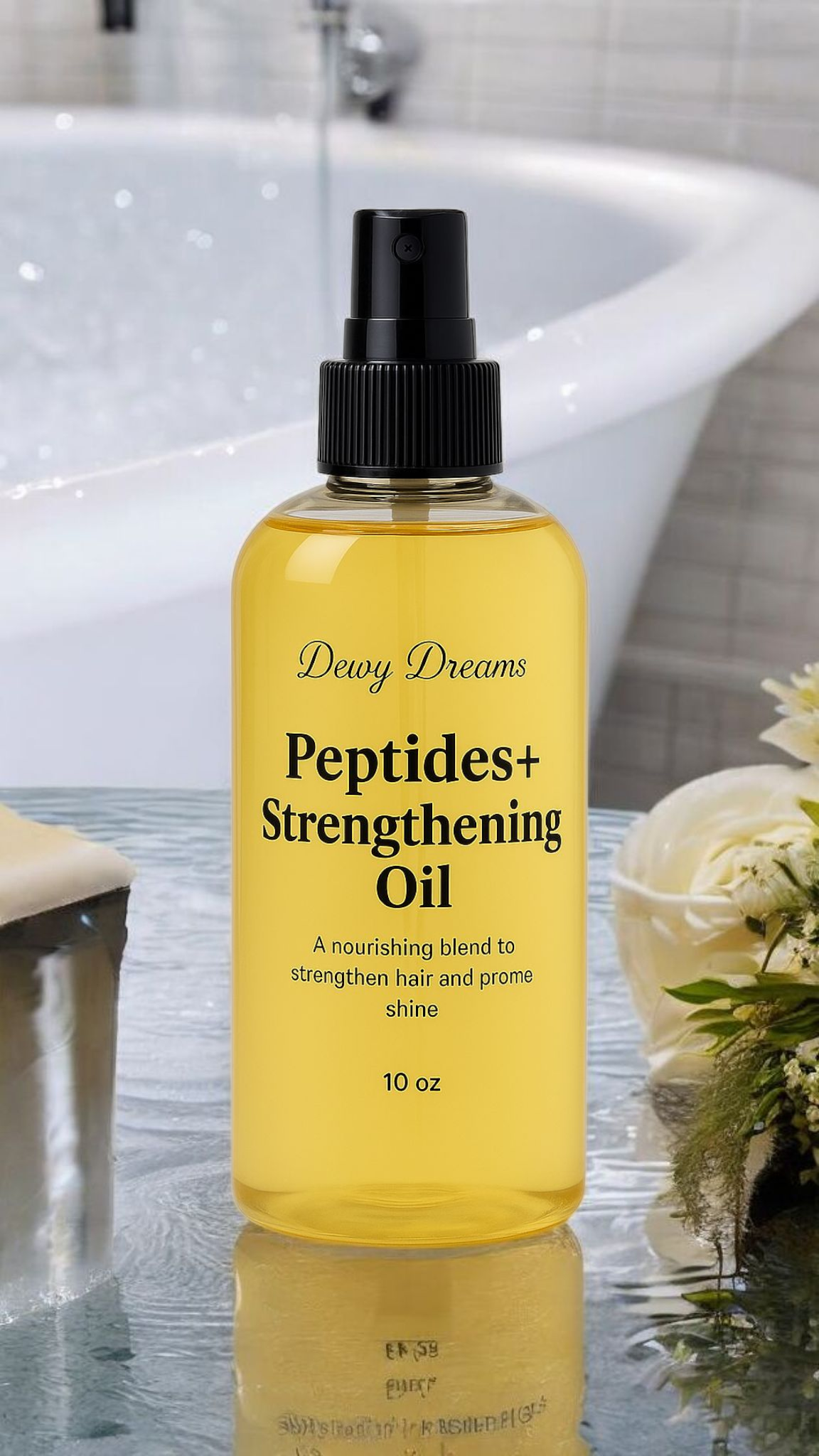 Hair Growth Strengthening oil with Peptides+