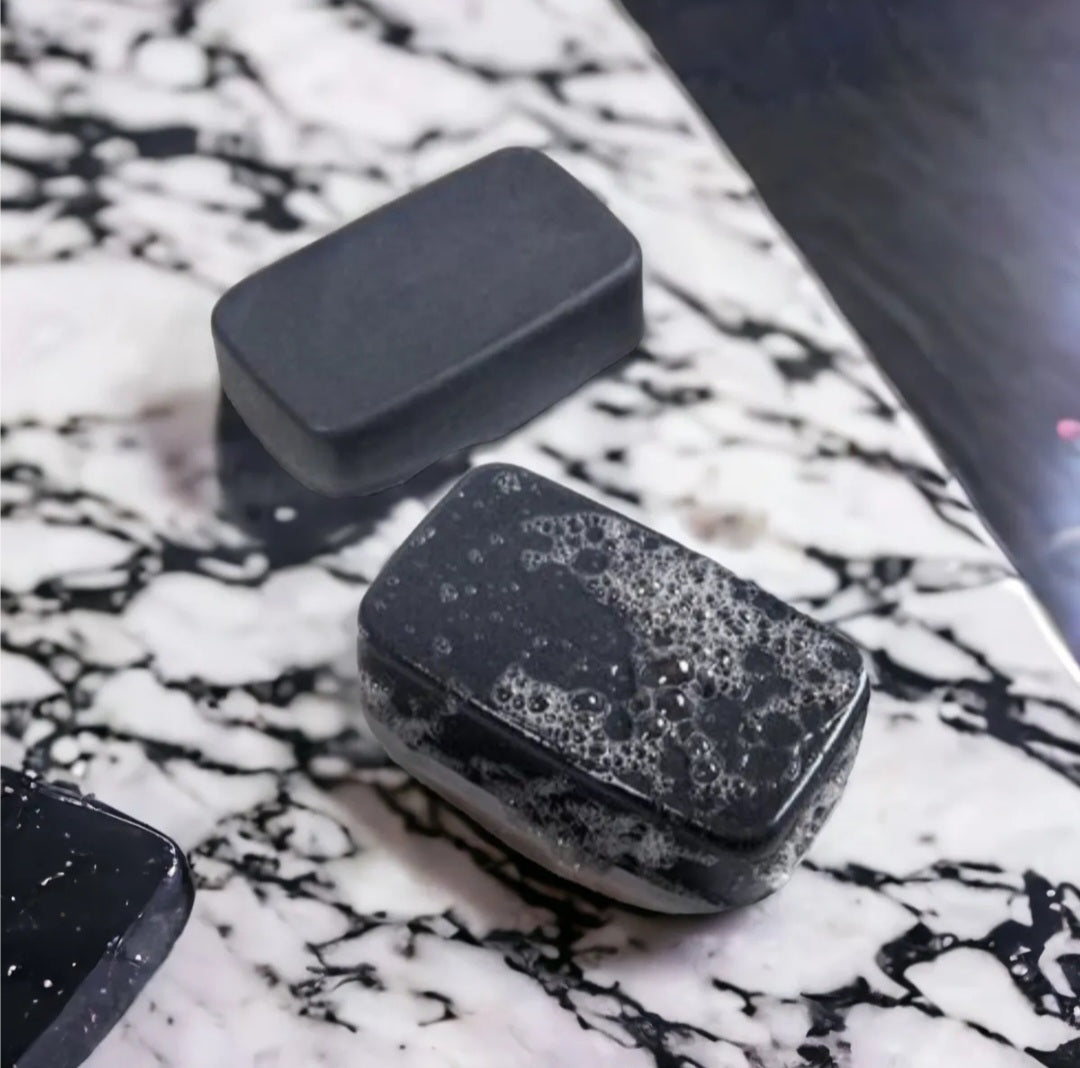 Charcoal facial cleanser bar