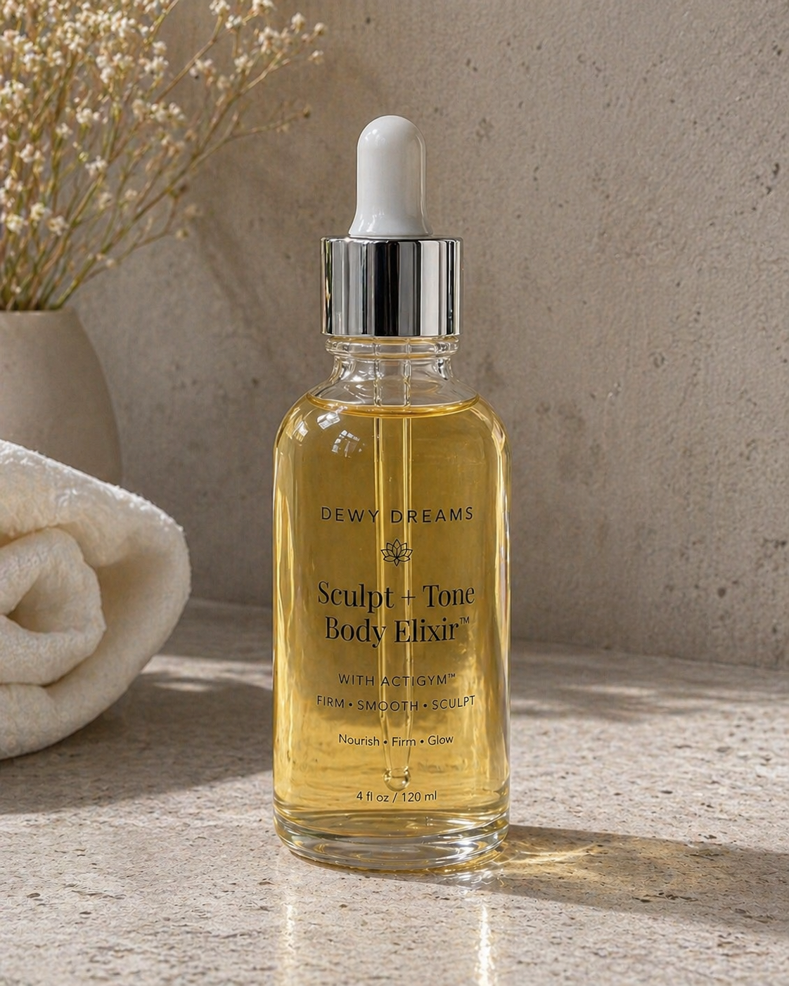 Sculpt + Tone Body Elixir™
Firm • Smooth • Sculpt