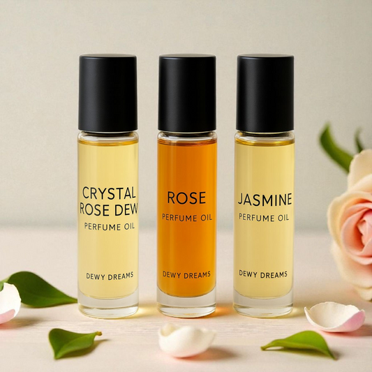 SkinSilk Drops™ 
Botanical-Infused Perfume Oils for Skin + Mood